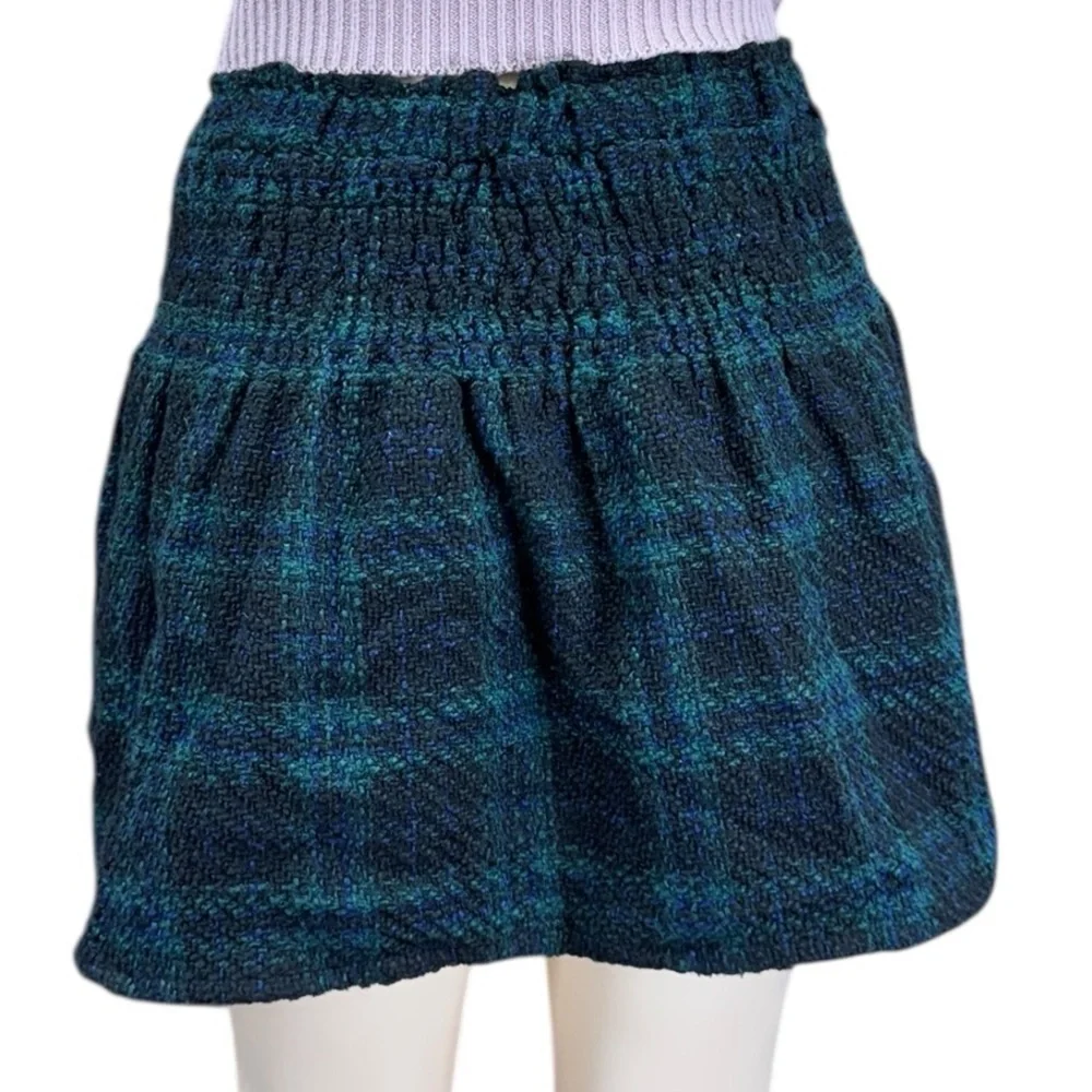 Plaid Blue Skirt